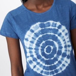 TEN TREE WOMENS Plant Dye T INDIGO BLUE TREE RING SIZE M